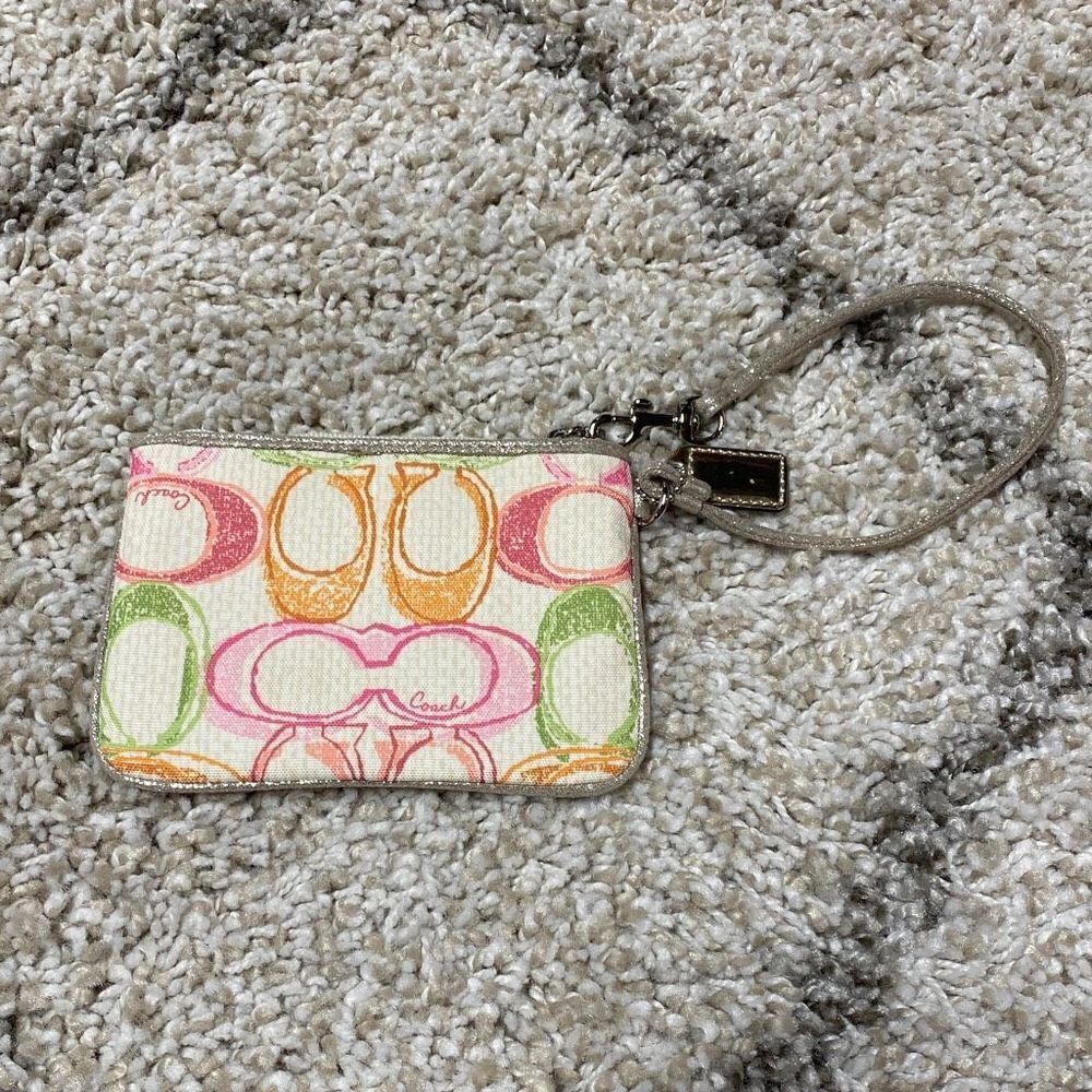 Coach Multi Color Wristlet NEW - Picture 4 of 7